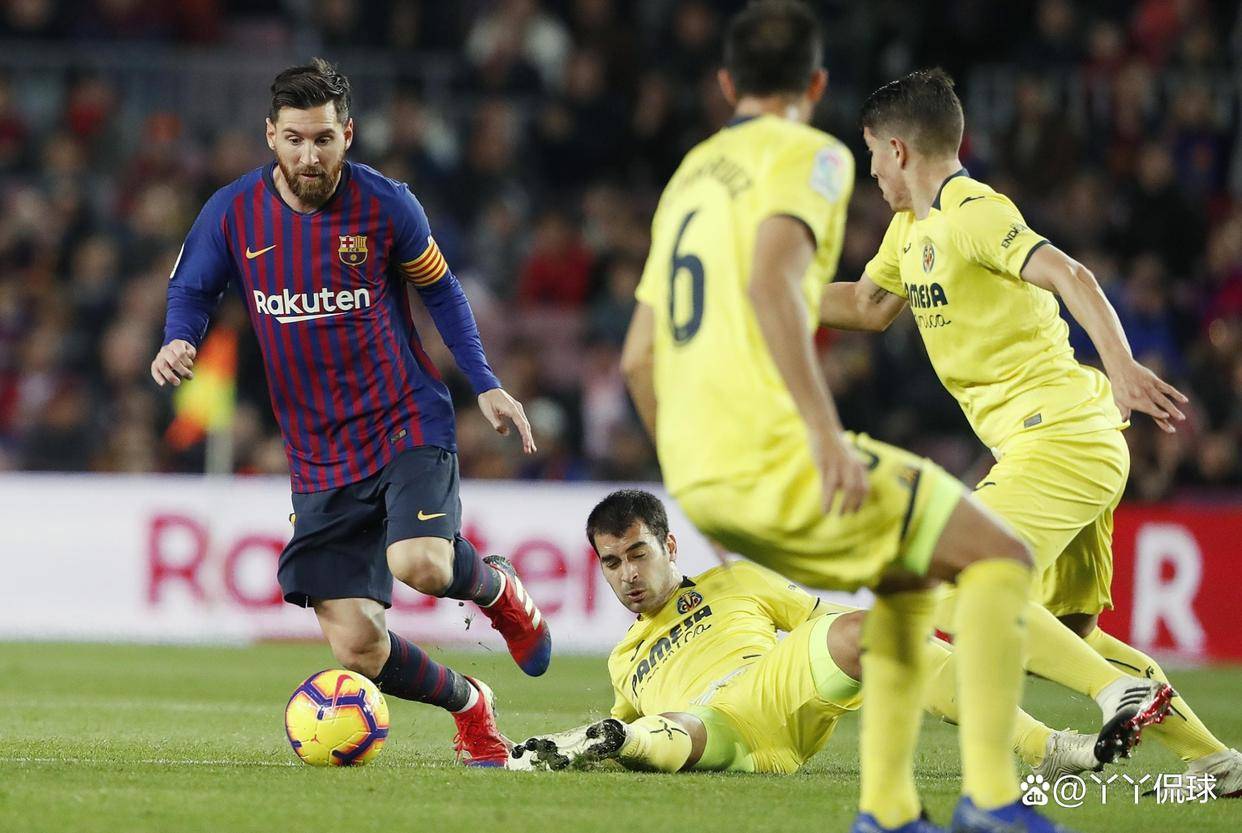 巴塞罗那客场战平比利亚雷亚尔